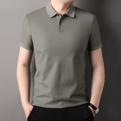 OE237: Áo thun nam cao cấp polo tay ngắn trung niên thoáng khí