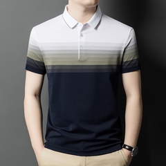 OE822: Áo thun polo công sở ve áo nam chất liệu cotton