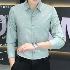 Mã C092: Áo Sơ Mi Sọc Dài Tay For Men PC hàn quốc