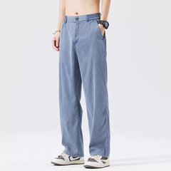 OH052: Quần dài nam mỏng nhẹ chất liệu Tencel ống rộng, dáng suông