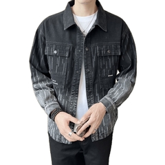 Mã B404: Áo khoác denim GAHOZ gradient dành cho namphong cách Hàn Quốc