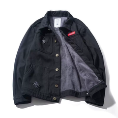 Mã A634: Áo khoác denim nam from ngắn dáng rộng phong cách Hàn Quốc