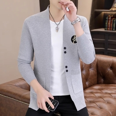 Mã B086: Áo len dệt kim cardigan nam cao cấp