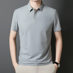 OE966: Áo thun nam ngắn tay cao cấp Pierre Cardin bằng lụa