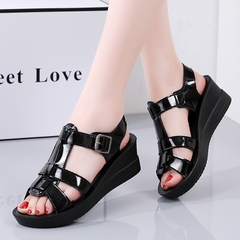 Mã B917: Giày sandal nữ hở mũi quai mỏng 5,5cm
