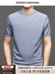 OD358: Áo thun nam dệt kim Tencel cổ tròn cao cấp Hàn Quốc