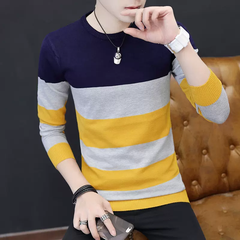 Mã A608: Áo len cổ tròn nam cao cấp phong cách Hàn Quốc
