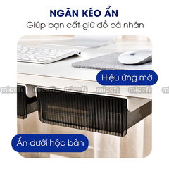Ngăn Kéo Dưới Bàn Micofi Trong Suốt, Đựng Đồ Văn Phòng Phẩm Tiện Lợi