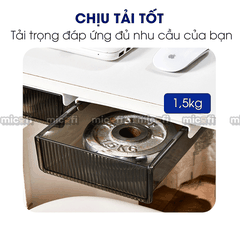 Ngăn Kéo Dưới Bàn Micofi Trong Suốt, Đựng Đồ Văn Phòng Phẩm Tiện Lợi