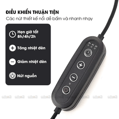 Đèn Nến Micofi Thơm Phòng Để Bàn Decor, Đèn Đốt Nến Thơm Phòng Khách Và Ngủ, Xông Tinh Dầu Điện Tử Trang Trí Có Hẹn Giờ