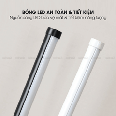 Đèn LED Micofi Trang Trí, LED Để Sàn Cây Đứng Decor Nhiều Màu, Đèn Cây Cột Cao Phòng Khách Hiện Đại Phòng Ngủ Đọc Sách