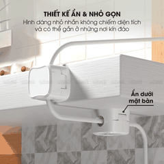 Kẹp Dây Điện Micofi, Khoá Treo Dây Sạc Điện Thoại Dán Tường, Cố Định Giữ Bảo Vệ Từ Tính Quản Lý Cáp Sạc Gọn Gàng Để Bàn