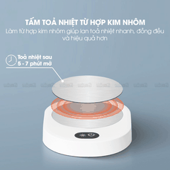 Đế Giữ Nhiệt Đồ Uống Micofi, Đế Để Ly, Khay Giữ Nhiệt Lót Đựng Ly Mini Làm Ấm Cốc Đựng Nước Cà Phê, Sữa, Trà 55 Độ C