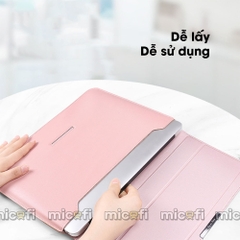 Túi Da Đựng Laptop Micofi Chống Nước Cho Máy Tính Macbook, Surface, Dell, Asus, Acer