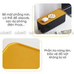 Hộp Đựng Ổ Cắm Điện Micofi Sắp Xếp Dây Cáp, Không Gian Làm Việc