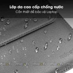Túi Da Đựng Laptop Micofi Chống Nước Cho Máy Tính Macbook, Surface, Dell, Asus, Acer