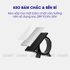 Khóa Cố Định Dây Cáp Điện Micofi Dán Tường Điều Chỉnh 4 Mức Combo 10 Cái