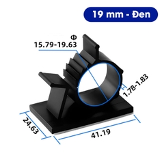 Khóa Cố Định Dây Cáp Điện Micofi Dán Tường Điều Chỉnh 4 Mức Combo 10 Cái