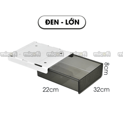 Ngăn Kéo Dưới Bàn Micofi Trong Suốt, Đựng Đồ Văn Phòng Phẩm Tiện Lợi