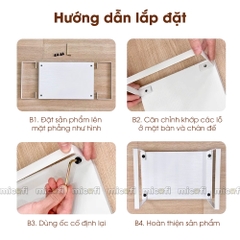 Kệ Gỗ Micofi Để Màn Hình Máy Tính, Laptop, Gía Đỡ Thông Minh, Kê Tối Ưu Diện Tích