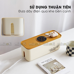 Hộp Đựng Ổ Cắm Điện Micofi Sắp Xếp Dây Cáp, Không Gian Làm Việc