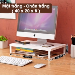 Kệ Gỗ Micofi Để Màn Hình Máy Tính, Laptop, Gía Đỡ Thông Minh, Kê Tối Ưu Diện Tích