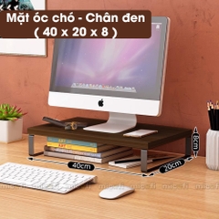 Kệ Gỗ Micofi Để Màn Hình Máy Tính, Laptop, Gía Đỡ Thông Minh, Kê Tối Ưu Diện Tích