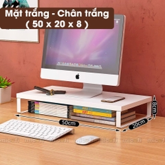 Kệ Gỗ Micofi Để Màn Hình Máy Tính, Laptop, Gía Đỡ Thông Minh, Kê Tối Ưu Diện Tích