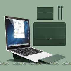 Túi Da Đựng Laptop Micofi Chống Nước Cho Máy Tính Macbook, Surface, Dell, Asus, Acer