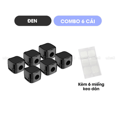 Kẹp Dây Điện Micofi, Khoá Treo Dây Sạc Điện Thoại Dán Tường, Cố Định Giữ Bảo Vệ Từ Tính Quản Lý Cáp Sạc Gọn Gàng Để Bàn