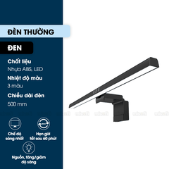 Đèn Màn Hình Micofi Cảm Ứng, LED Màn Hình Làm Việc Chống Cận, Đèn LED Kẹp PC Laptop Gắn Máy Tính Bảo Vệ Mắt Văn Phòng