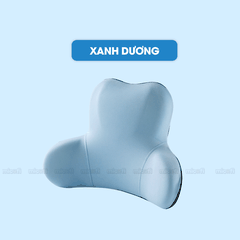 Gối Tựa Lưng Micofi Ghế Văn Phòng, Đệm Lót Ghế Ô Tô, Đệm Kê Thoát Vị Đĩa Đệm Công Thái Học Chống Đau Mỏi Lưng Thoáng Khí