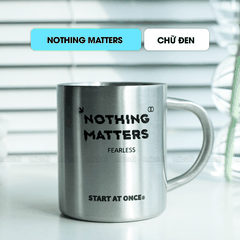 Cốc Inox Micofi, Ly Inox, Ly Giữ Nhiệt Đựng Nước 304 Cao Cấp, Cốc Giữ Nhiệt Uống Cà Phê 300ML Uống Nước Có Quai 2 Lớp
