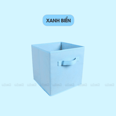 Hộp Đựng Đồ Micofi, Hộp Vải Đựng Đồ Chơi Đa Năng, Giỏ Để Cá Nhân, Thùng Vải Để Tài Liệu Có Tay Cầm Xếp Gọn