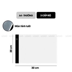 Bảng Vẽ Hắt Sáng Micofi A4, Bảng Đèn Vẽ Tranh Kĩ Thuật Phát Sáng LED A5, Đèn Chiếu Tập Vẽ Scan Tranh Điều Chỉnh Độ Sáng