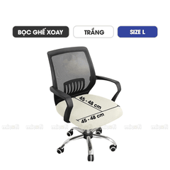 Bọc Ghế Xoay Văn Phòng Micofi Gaming, Vỏ Bọc Bằng Vải Bao Đệm Và Lưng Ghế Ngồi Xếp Chống Bụi Co Giãn Bảo Vệ Tốt