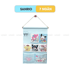 Túi Vải Đựng Đồ Treo Tường Micofi, Túi Treo Đựng Đồ Đa Năng Nhiều Ngăn Vải Lanh Cotton Hoạ Tiết Treo Cửa