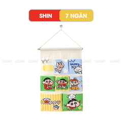 Túi Vải Đựng Đồ Treo Tường Micofi, Túi Treo Đựng Đồ Đa Năng Nhiều Ngăn Vải Lanh Cotton Hoạ Tiết Treo Cửa