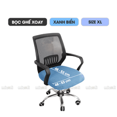 Bọc Ghế Xoay Văn Phòng Micofi Gaming, Vỏ Bọc Bằng Vải Bao Đệm Và Lưng Ghế Ngồi Xếp Chống Bụi Co Giãn Bảo Vệ Tốt