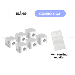 Kẹp Dây Điện Micofi, Khoá Treo Dây Sạc Điện Thoại Dán Tường, Cố Định Giữ Bảo Vệ Từ Tính Quản Lý Cáp Sạc Gọn Gàng Để Bàn