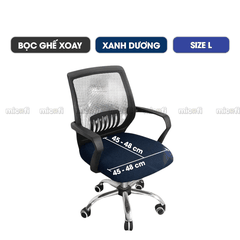 Bọc Ghế Xoay Văn Phòng Micofi Gaming, Vỏ Bọc Bằng Vải Bao Đệm Và Lưng Ghế Ngồi Xếp Chống Bụi Co Giãn Bảo Vệ Tốt