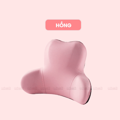 Gối Tựa Lưng Micofi Ghế Văn Phòng, Đệm Lót Ghế Ô Tô, Đệm Kê Thoát Vị Đĩa Đệm Công Thái Học Chống Đau Mỏi Lưng Thoáng Khí