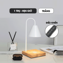 Đèn Nến Micofi Thơm Phòng Để Bàn Decor, Đèn Đốt Nến Thơm Phòng Khách Và Ngủ, Xông Tinh Dầu Điện Tử Trang Trí Có Hẹn Giờ