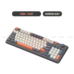 Bàn Phím Bluetooth Không Dây Xunfox x Micofi Giả Cơ Máy Tính, Bàn Phím Gaming Chơi Game Có Dây Laptop Điện Thoại PC LED