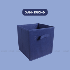 Hộp Đựng Đồ Micofi, Hộp Vải Đựng Đồ Chơi Đa Năng, Giỏ Để Cá Nhân, Thùng Vải Để Tài Liệu Có Tay Cầm Xếp Gọn