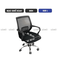 Bọc Ghế Xoay Văn Phòng Micofi Gaming, Vỏ Bọc Bằng Vải Bao Đệm Và Lưng Ghế Ngồi Xếp Chống Bụi Co Giãn Bảo Vệ Tốt
