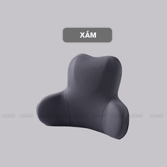 Gối Tựa Lưng Micofi Ghế Văn Phòng, Đệm Lót Ghế Ô Tô, Đệm Kê Thoát Vị Đĩa Đệm Công Thái Học Chống Đau Mỏi Lưng Thoáng Khí