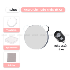 Gương Chụp Ảnh Phản Chiếu Micofi Kẹp Điện Thoại, Gương Chụp Ảnh Gắn Dán Điện Thoại Selfie, Chụp Hình Hỗ Trợ Camera Sau