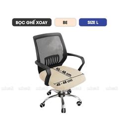 Bọc Ghế Xoay Văn Phòng Micofi Gaming, Vỏ Bọc Bằng Vải Bao Đệm Và Lưng Ghế Ngồi Xếp Chống Bụi Co Giãn Bảo Vệ Tốt