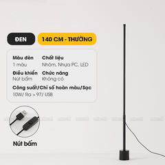 Đèn LED Micofi Trang Trí, LED Để Sàn Cây Đứng Decor Nhiều Màu, Đèn Cây Cột Cao Phòng Khách Hiện Đại Phòng Ngủ Đọc Sách